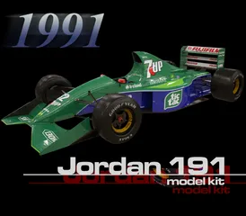 Michael Schumacher's Jordan 191 Formula 1 Model Kit