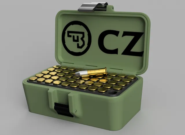 .22lr CZ ammo box