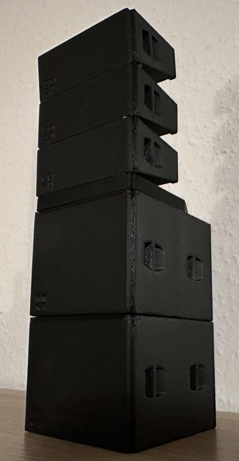 d&b audiotechnik Y-Series ground stack 1:10 scale