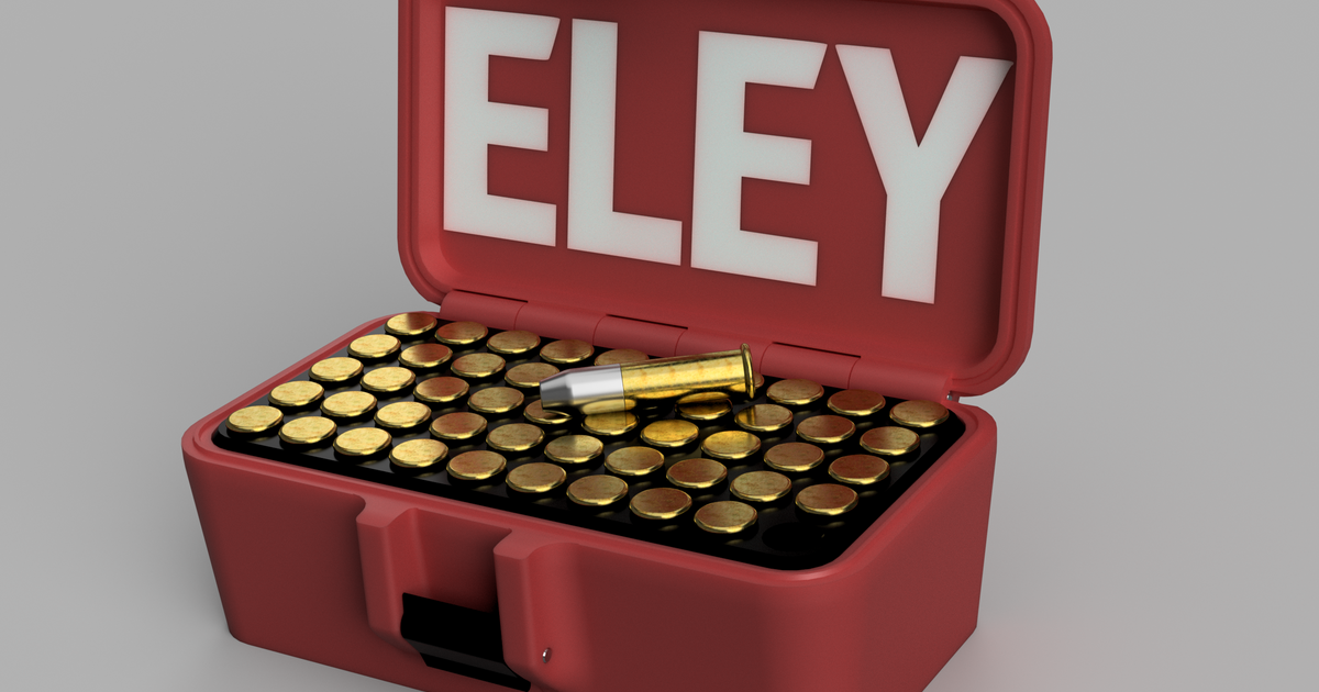 .22lr ELEY ammo box by Tomson Design | Download free STL model ...