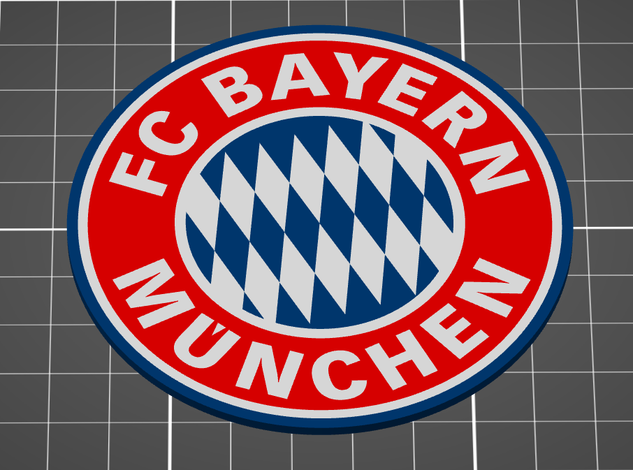 Bayern München Coaster / Beermat by Kawuezel | Download free STL model ...