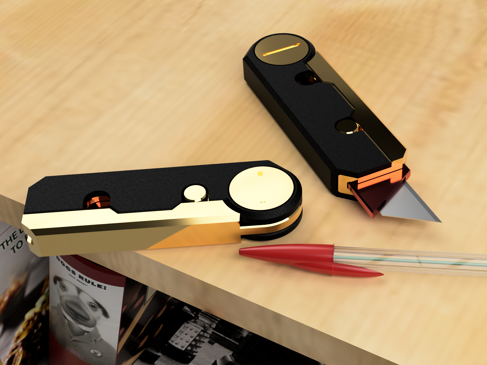Minor remix of Gravity Knife for Utility Blades