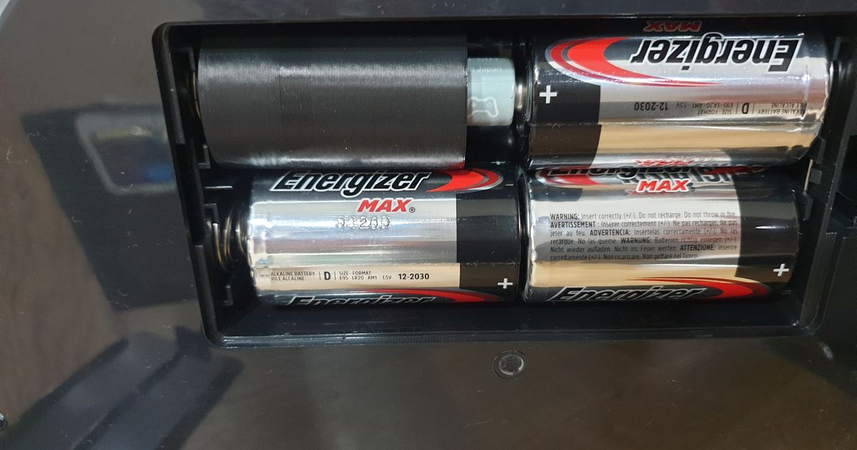 D cell AA Battery Adapter By Khoo Yao Jiunn Download Free STL Model d-cell-aa-battery-adapter-by-khoo-yao-jiunn-download-free-stl-model