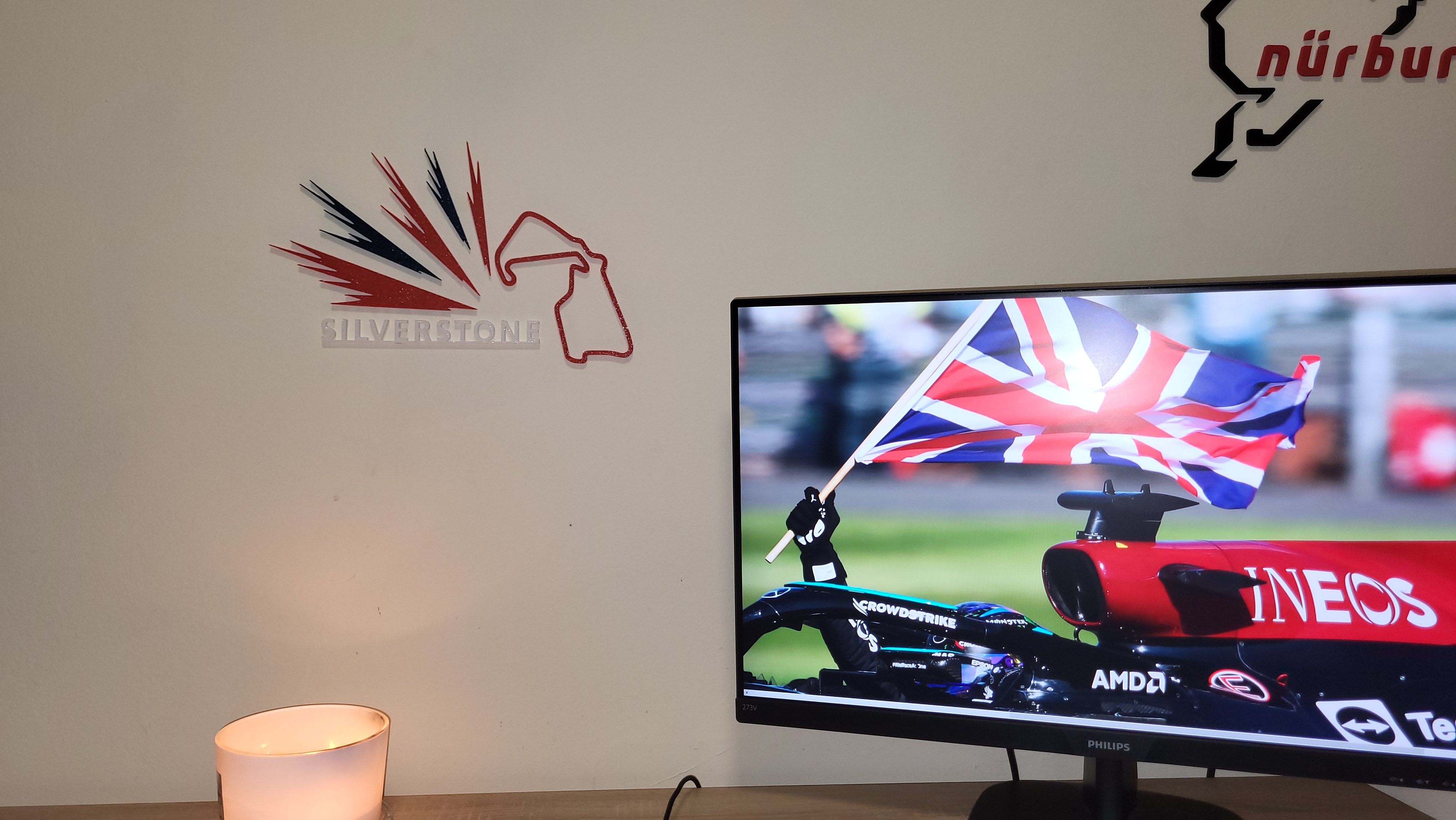 Silverstone race track + logo + name