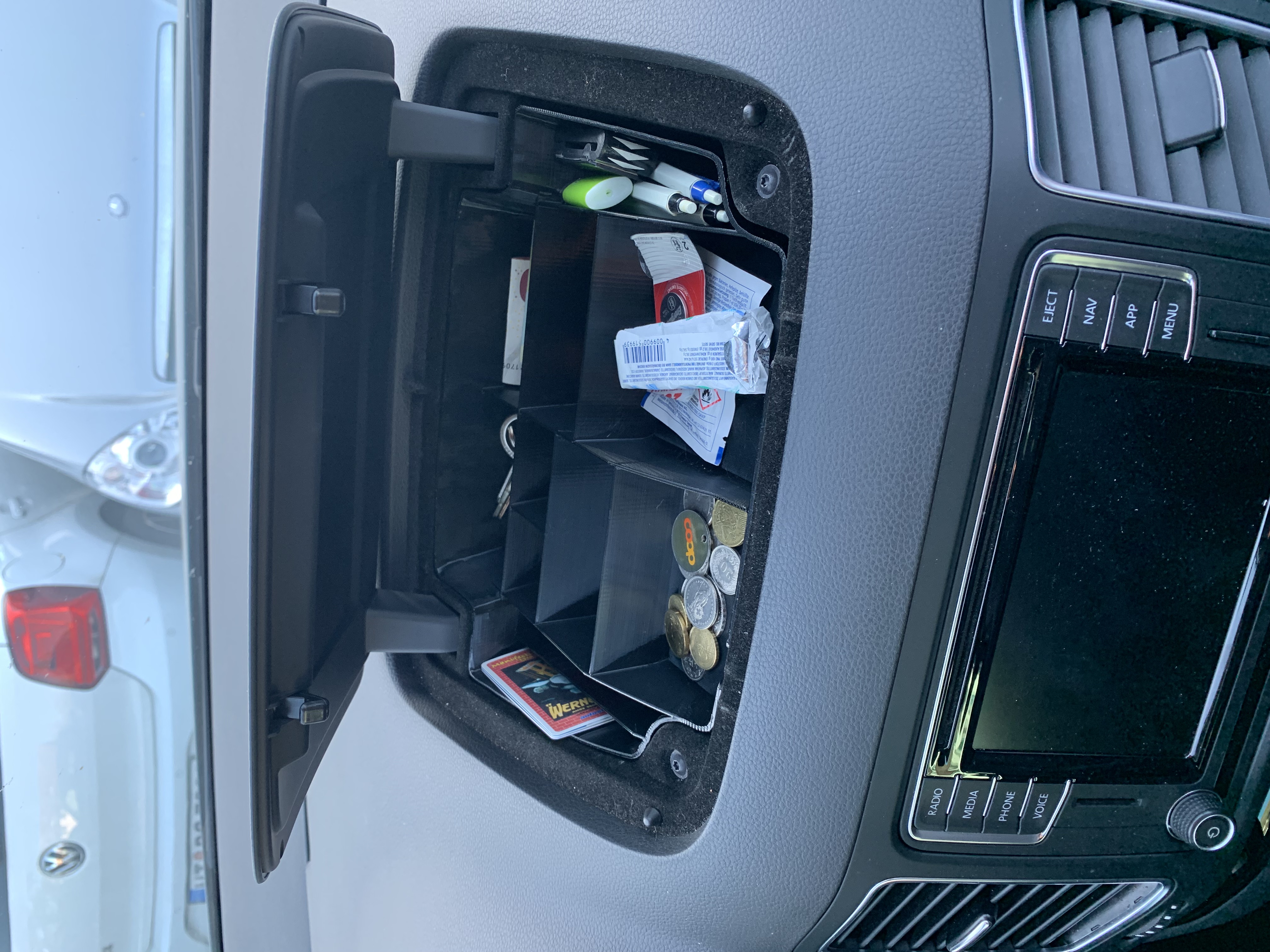 Middle compartment Mittelfach Seat Alhambra VW Sharan
