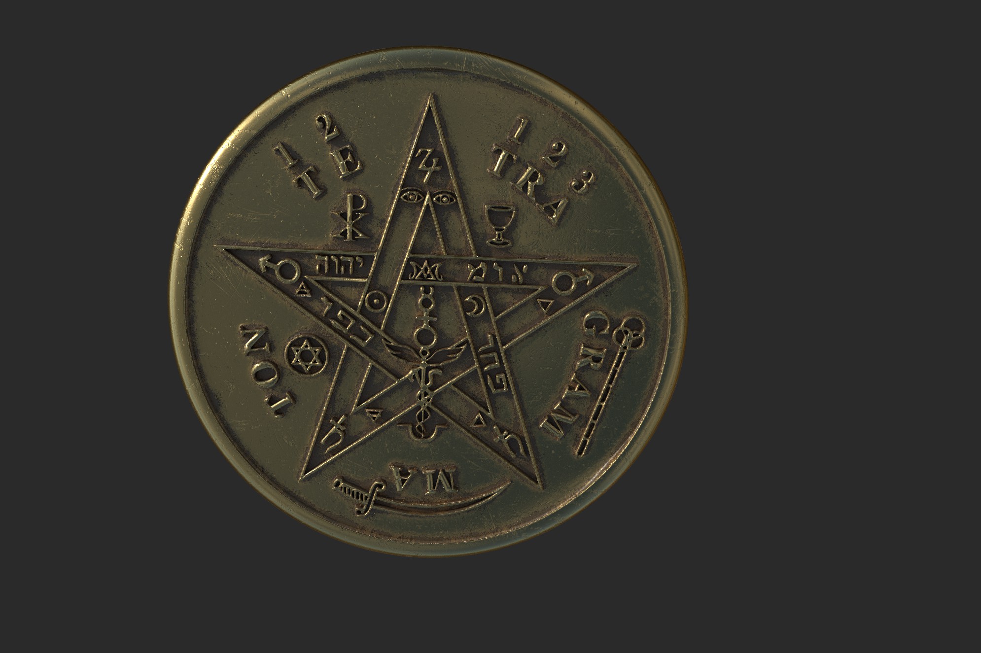 TETRAGRAMATON by LEONIDAS10009 | Download free STL model | Printables.com