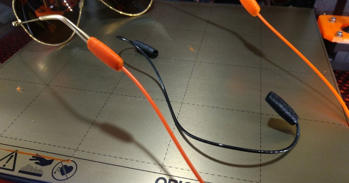 Glasses leash/retainer by Gt6k Download free STL model