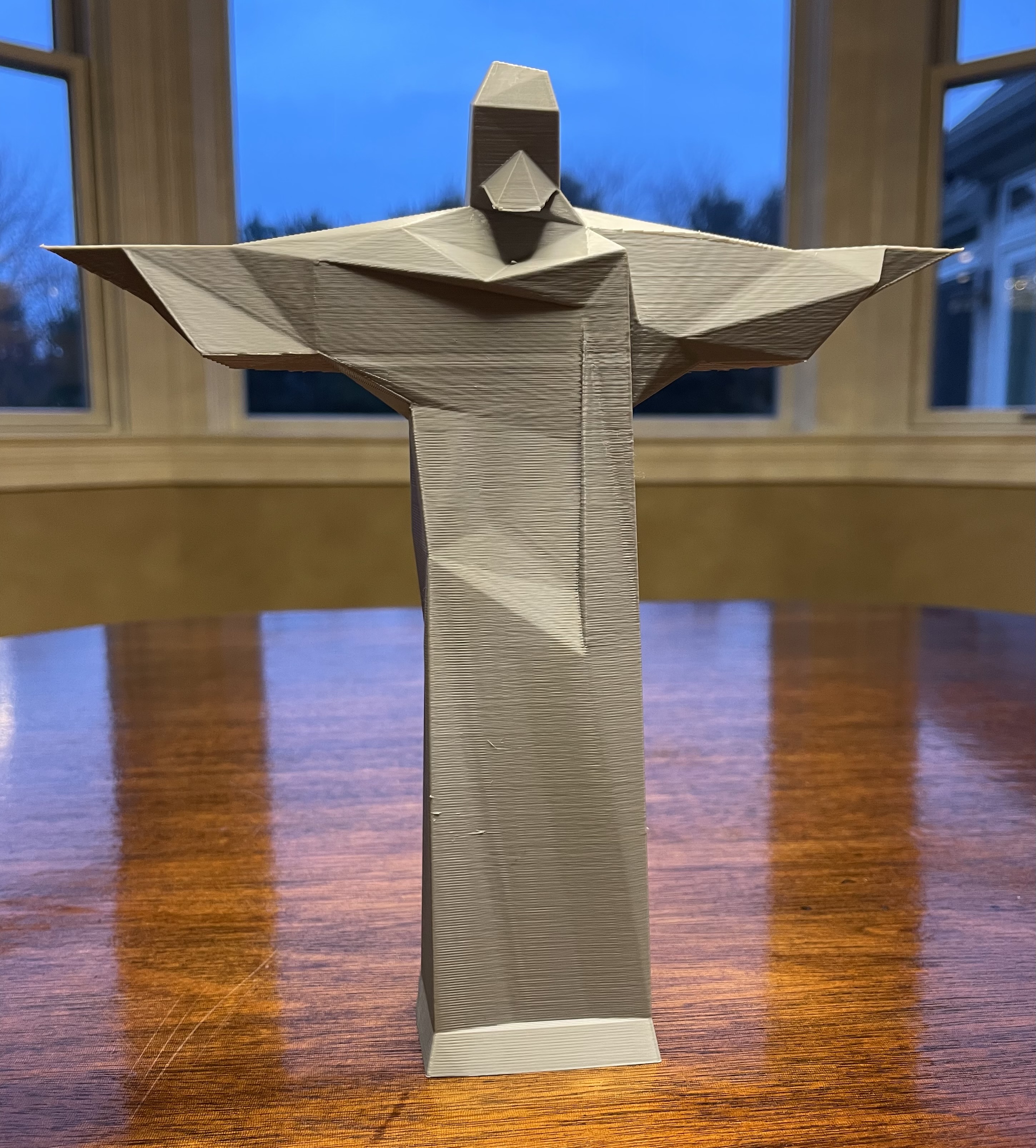lowest poly christ the redeemer