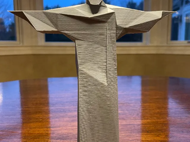 lowest poly christ the redeemer