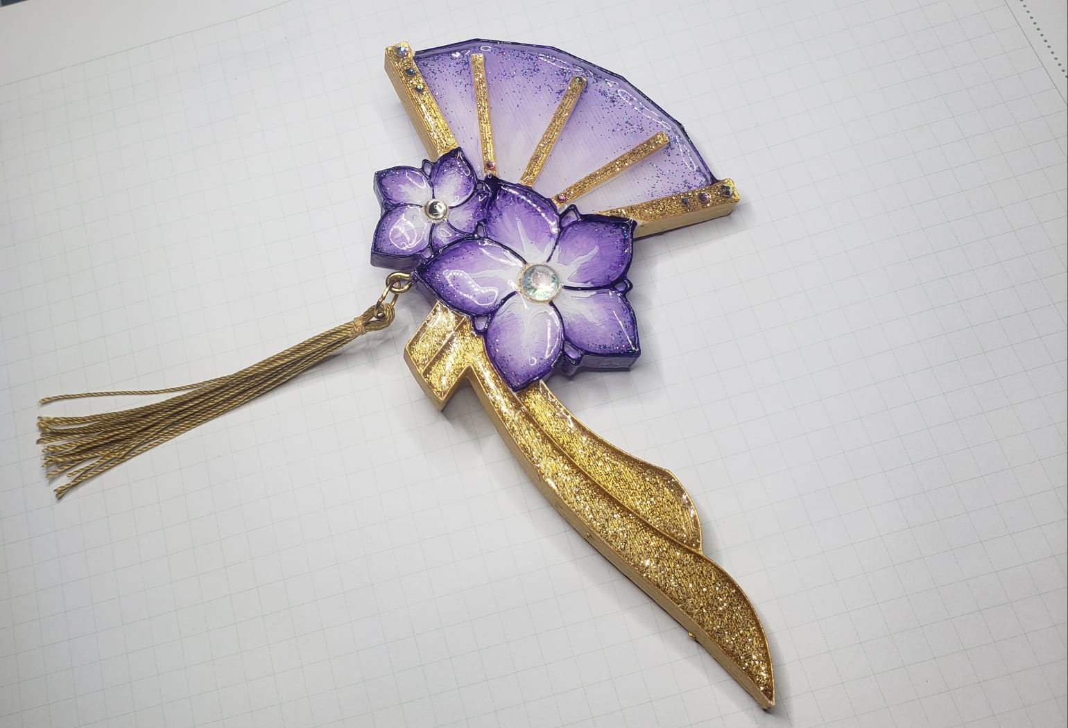 Genshin Impact Hairpin (Raiden Shogun)