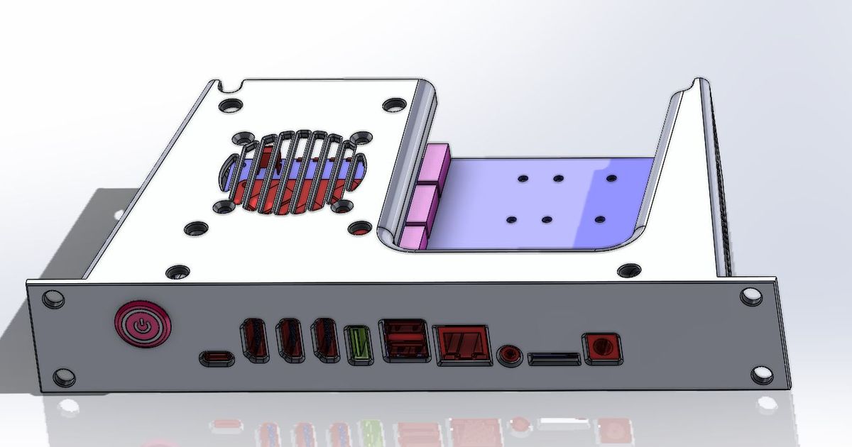 FriendlyElec CM3588 NAS Case for 10