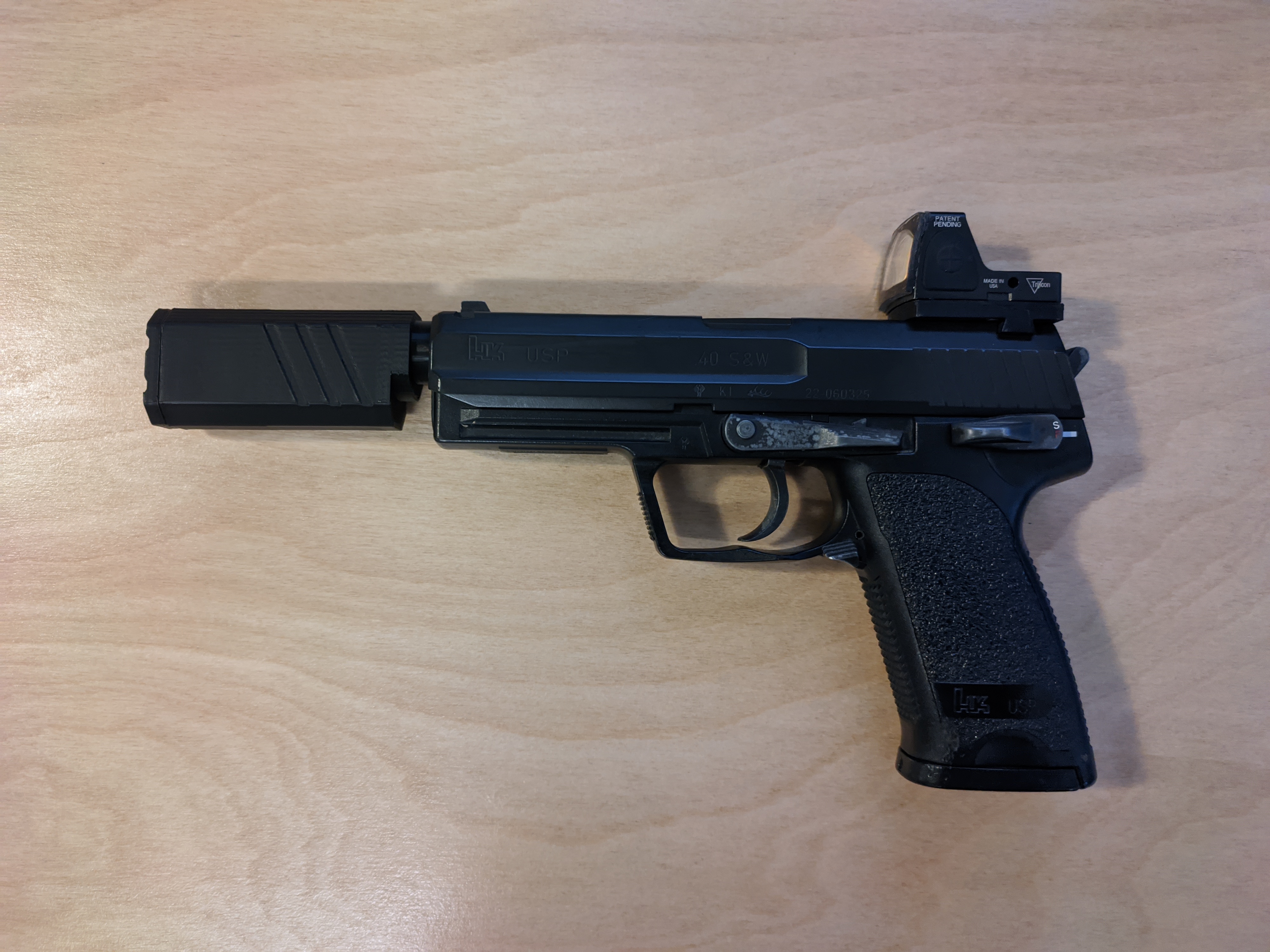 Short "Osprey" Airsoft Suppressor