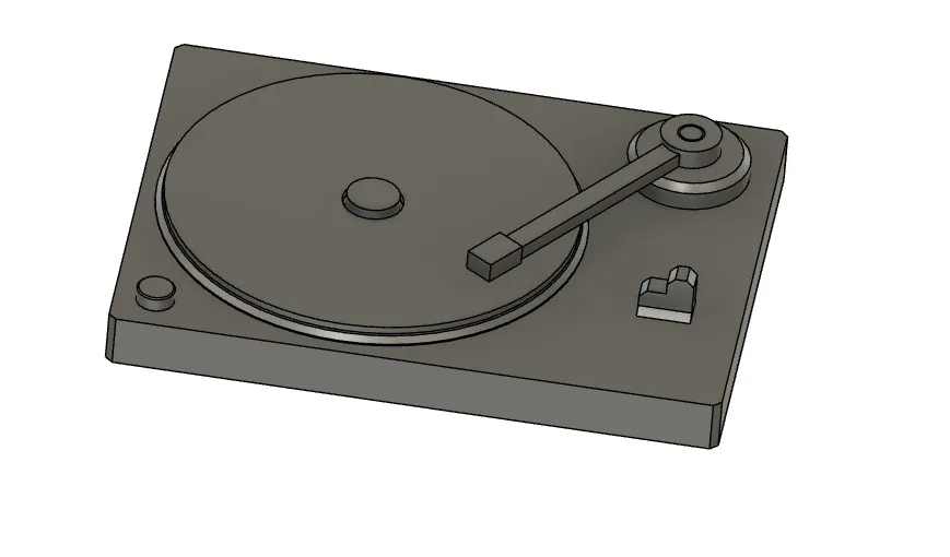 turntable for dolls - 1:6 by eponra | Download free STL model ...