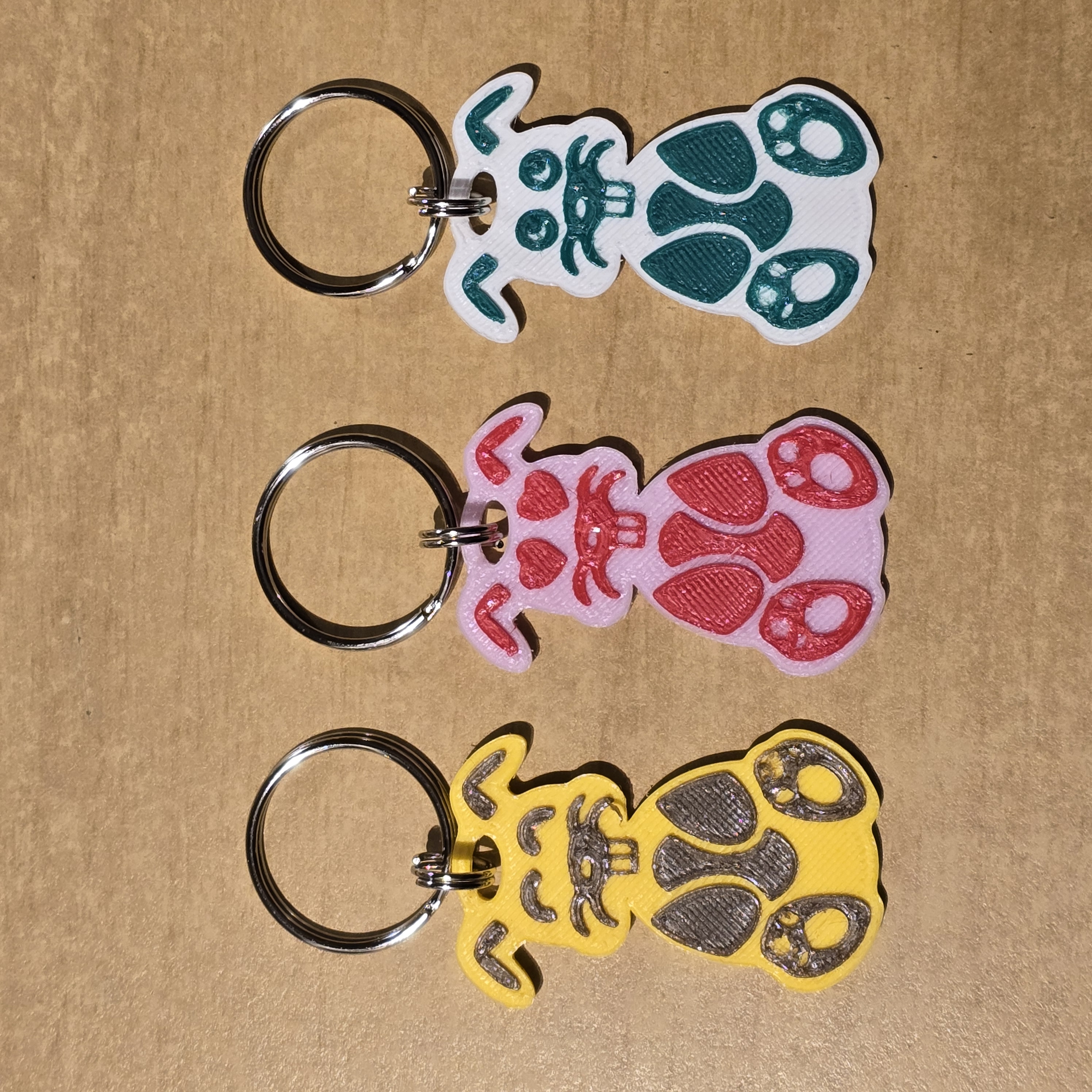 6 porte-clés lapin / Rabbit Keychain