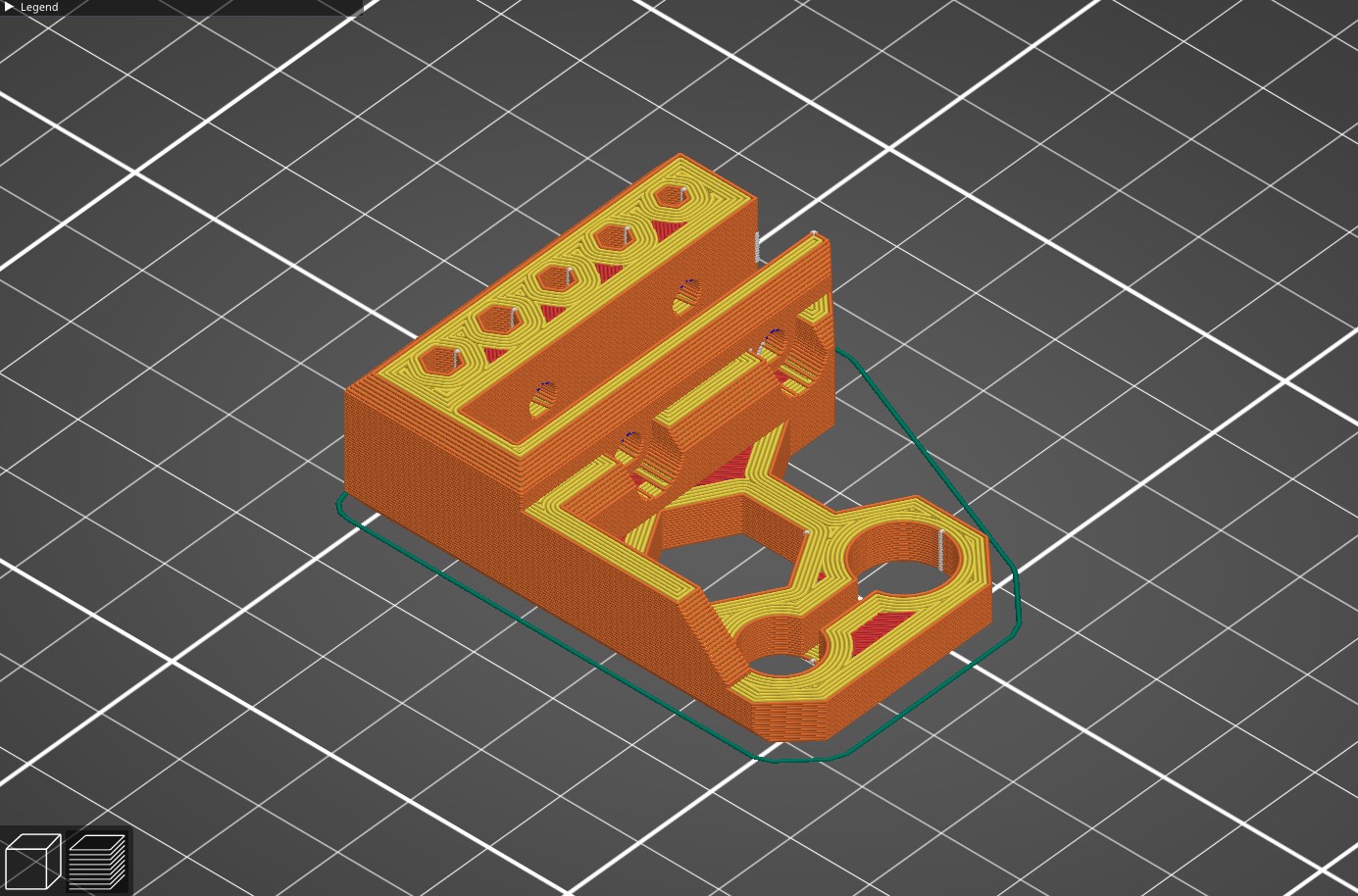 Hex Key Holder Prusa i3 Mk2 / Mk3 Z Axis Top part / Z-Rod End by Tmpx64 | Download free STL ...