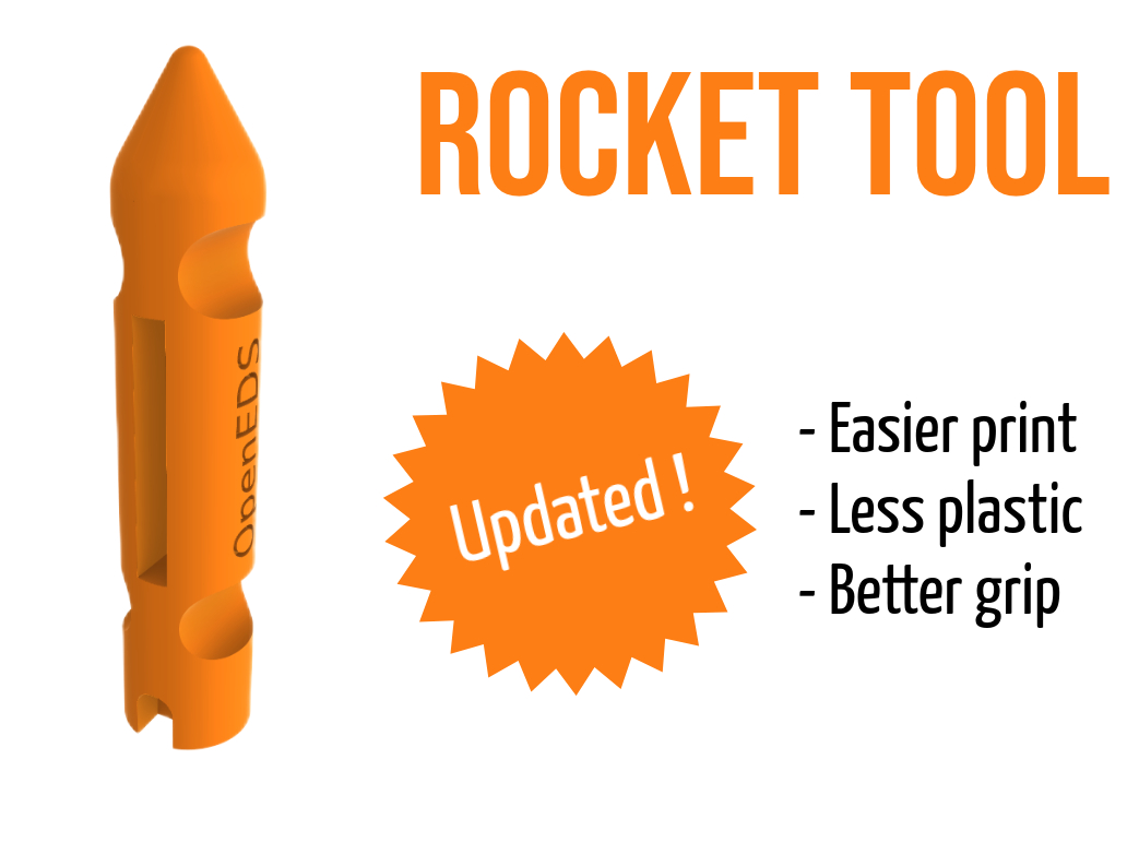 OpenEDS - Rocket Tool: Turn key, carry a bag, push buttons 3D model
