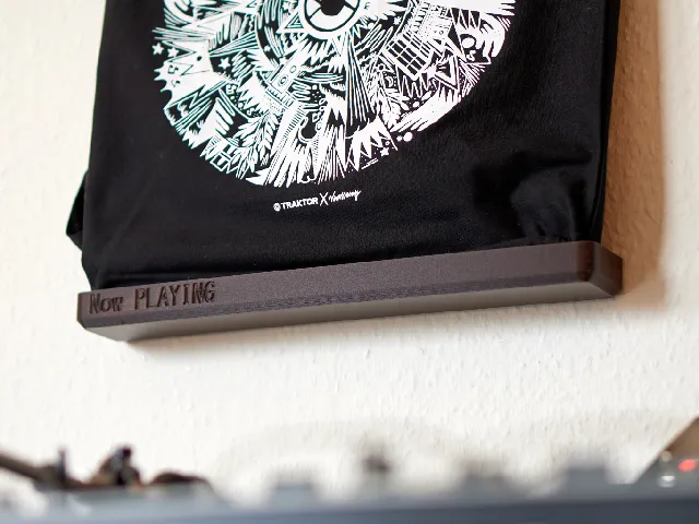 Beefy Vinyl/Record Wall Mount with custom text