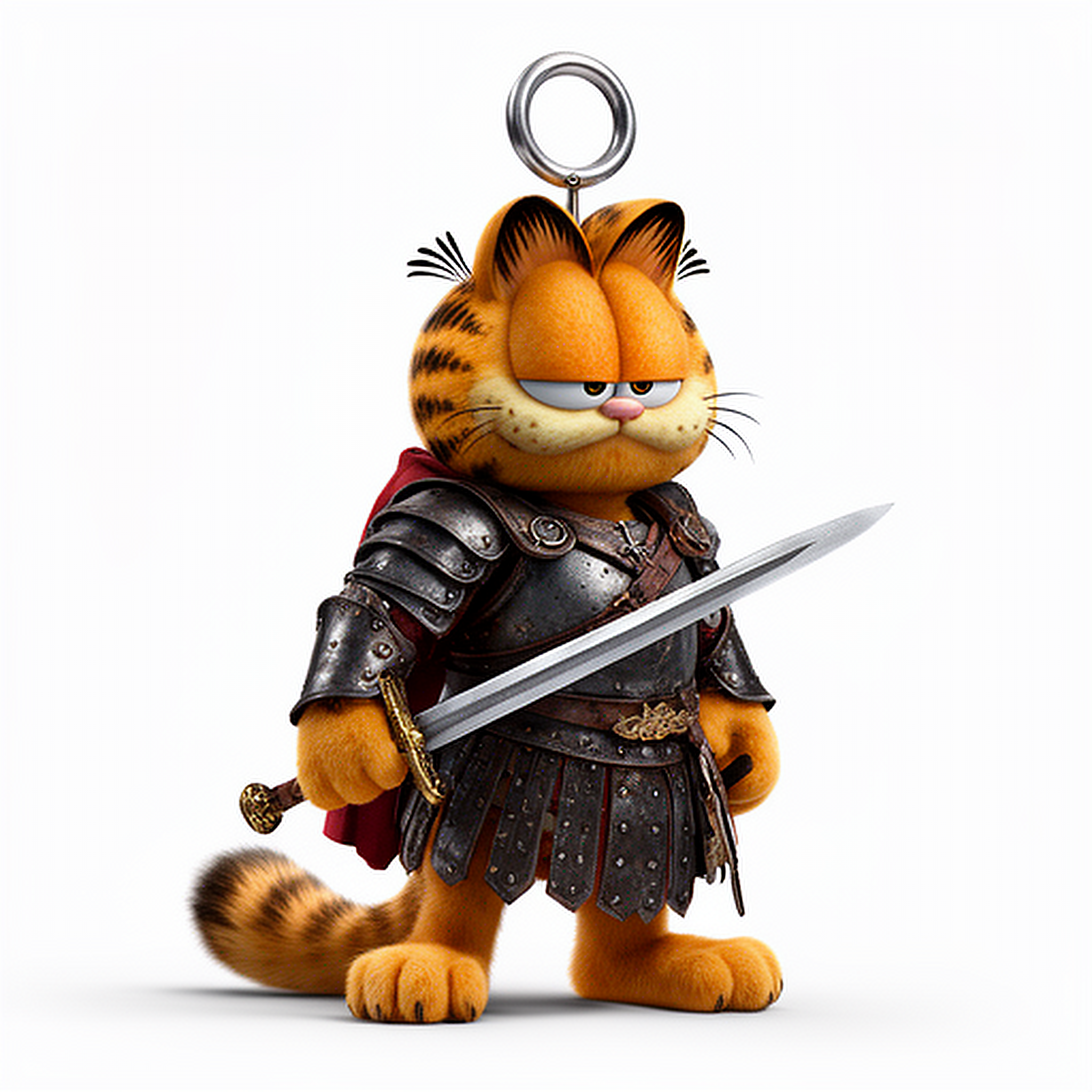 Garfield Highlander Ring Figure