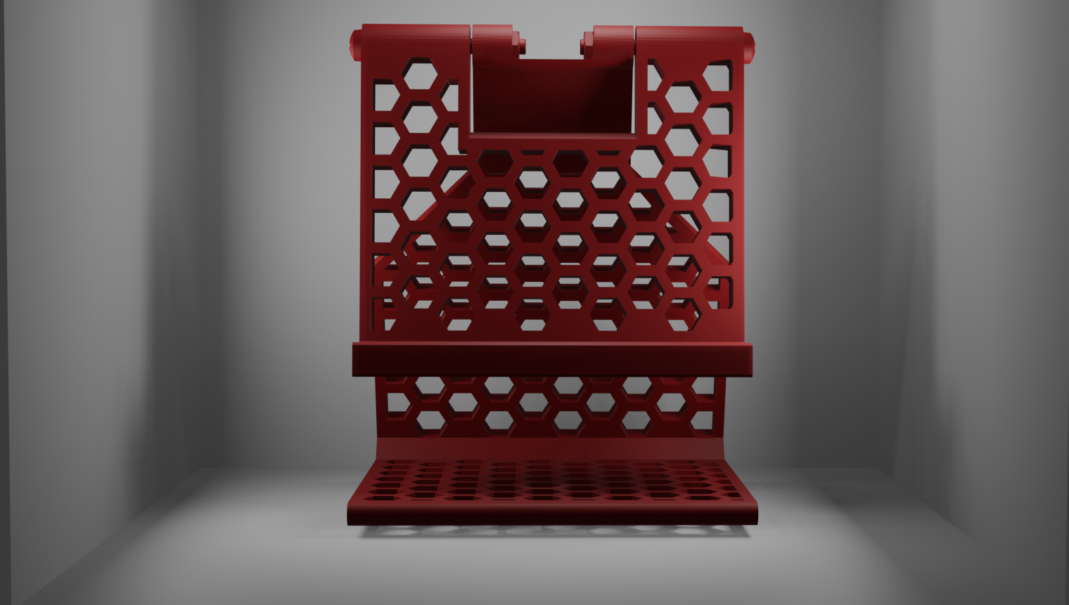 Miniatura 2 do modelo 3D Adjustable Hexagonal phone stand