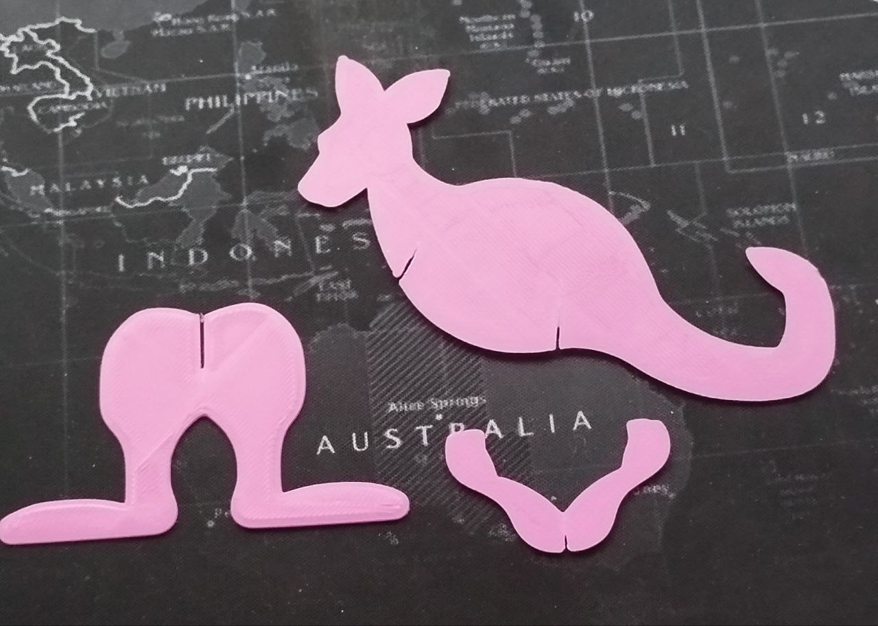Miniatura 2 do modelo 3D kangaroo kitcard