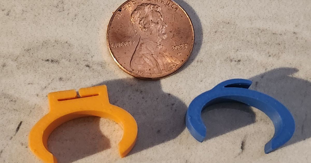 Tea Bag String Holder For Mug Handle by Markus Download free STL