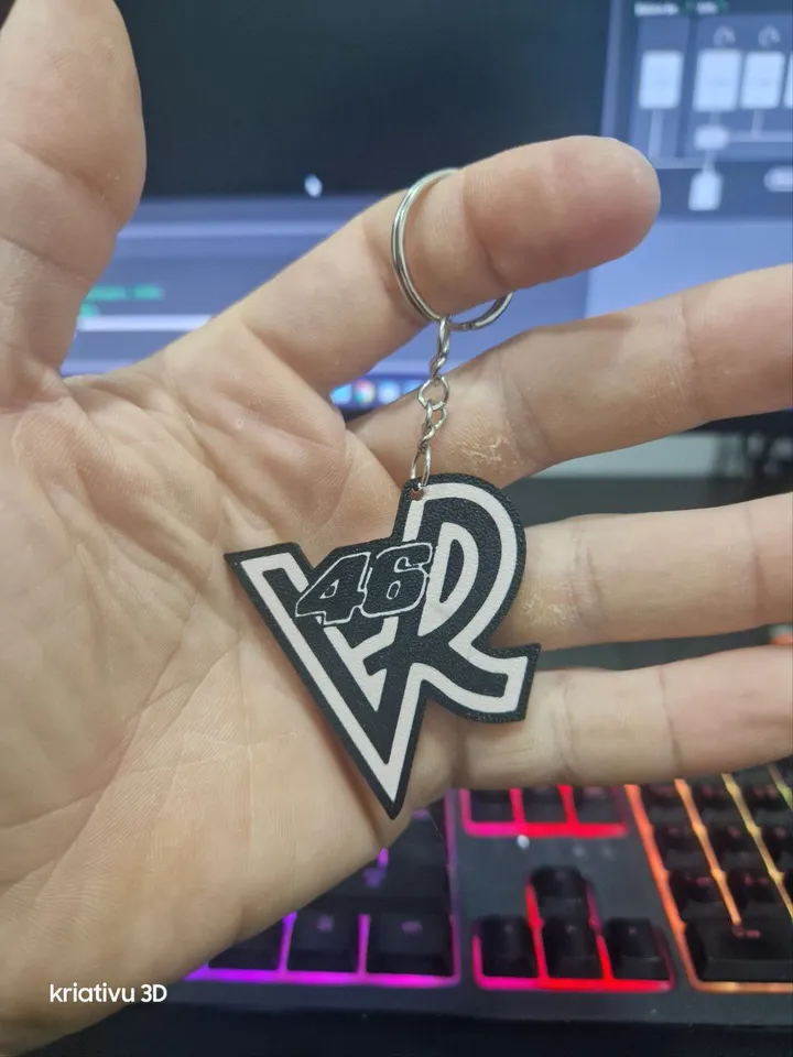 keychain 46 by kriativu3D | Download free STL model | Printables.com