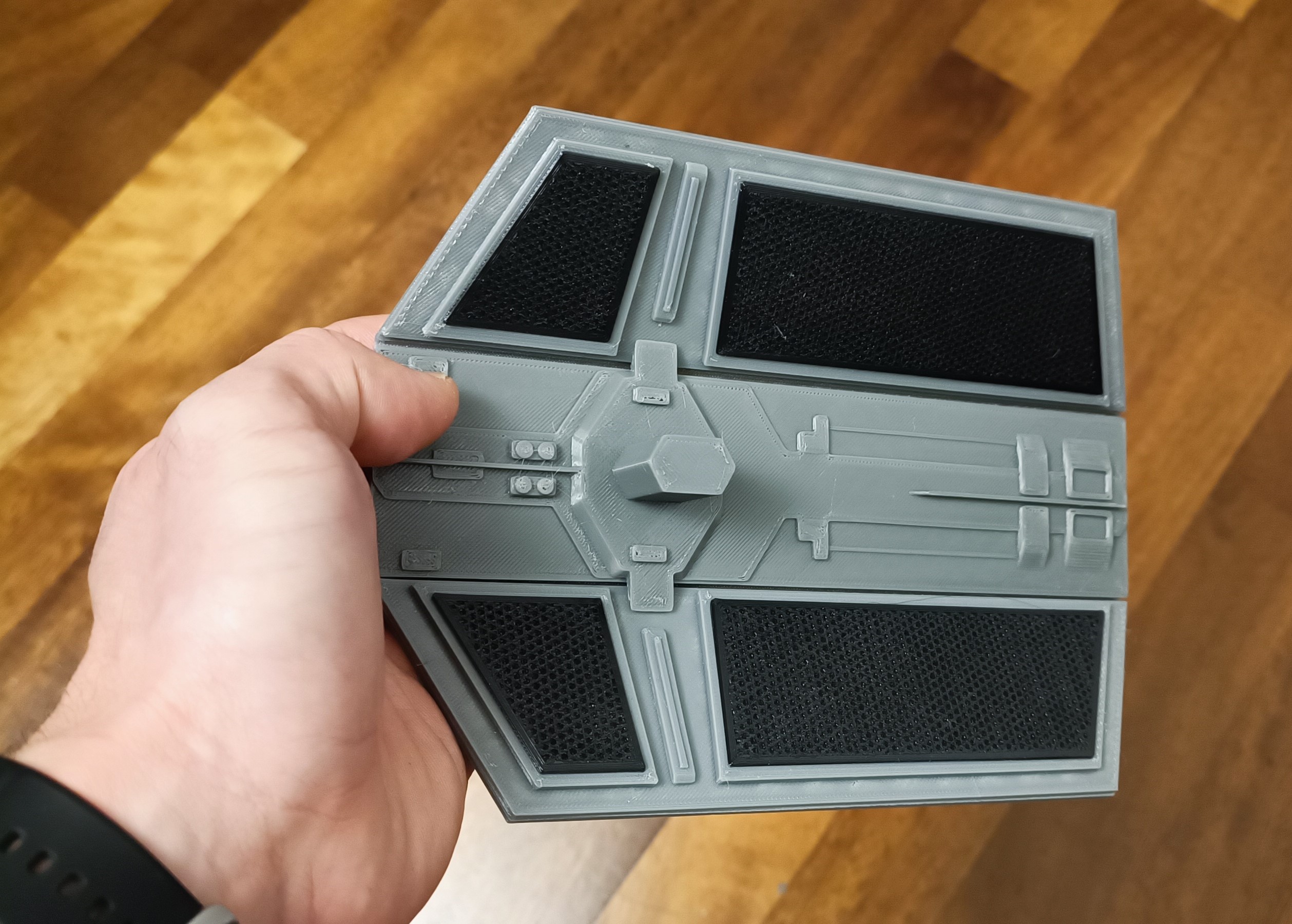 Darth Vader Tie Fighter (single filament print) - better components ...