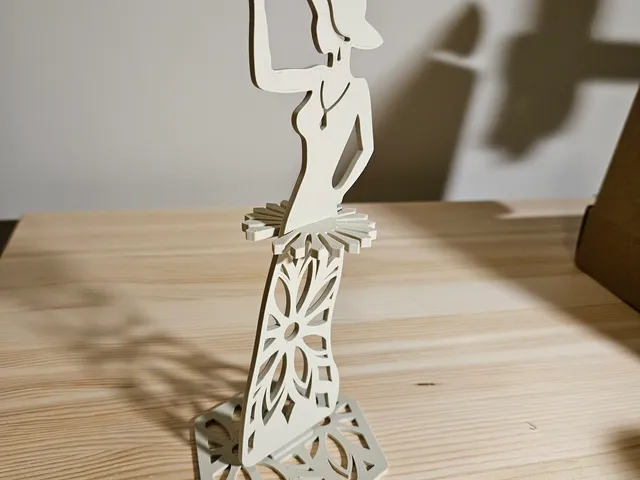 Napkin holder Lady with hat
