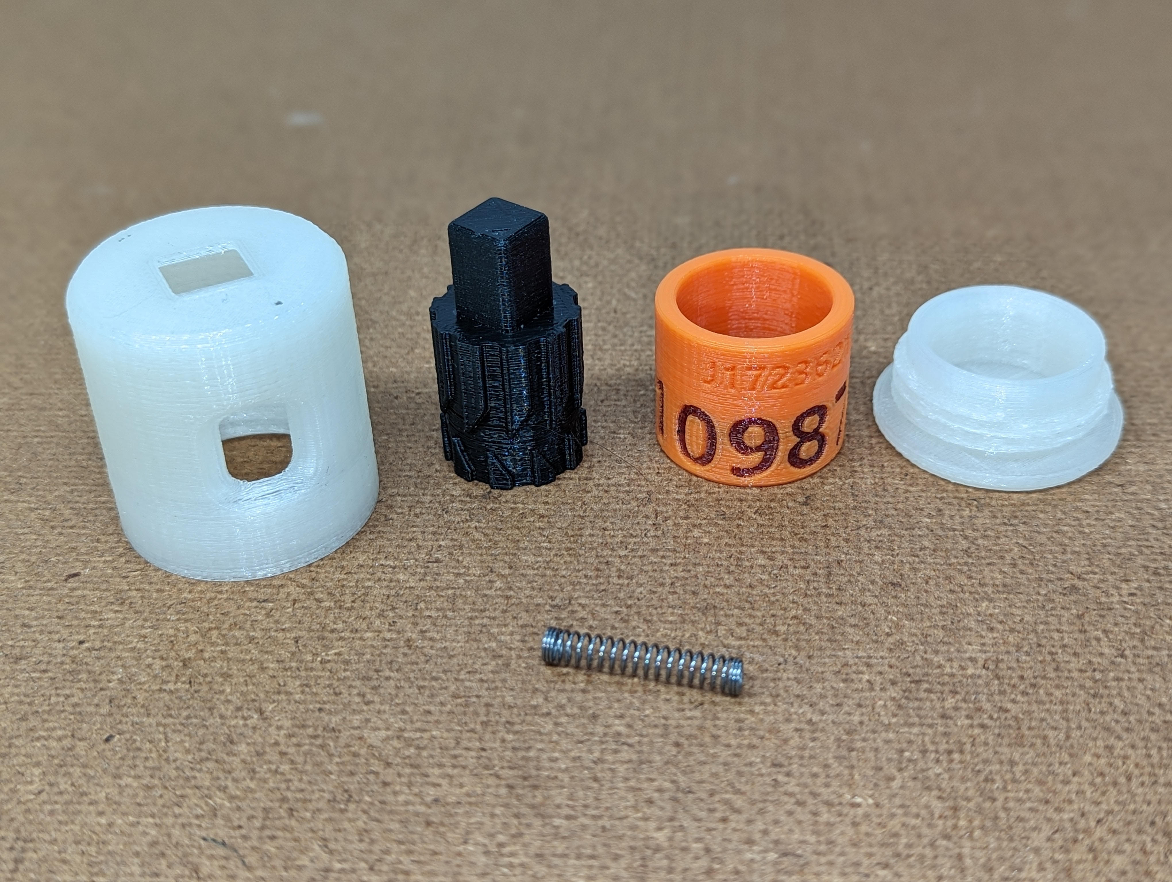 Miniatura 2 do modelo 3D Mechanical Push Counter