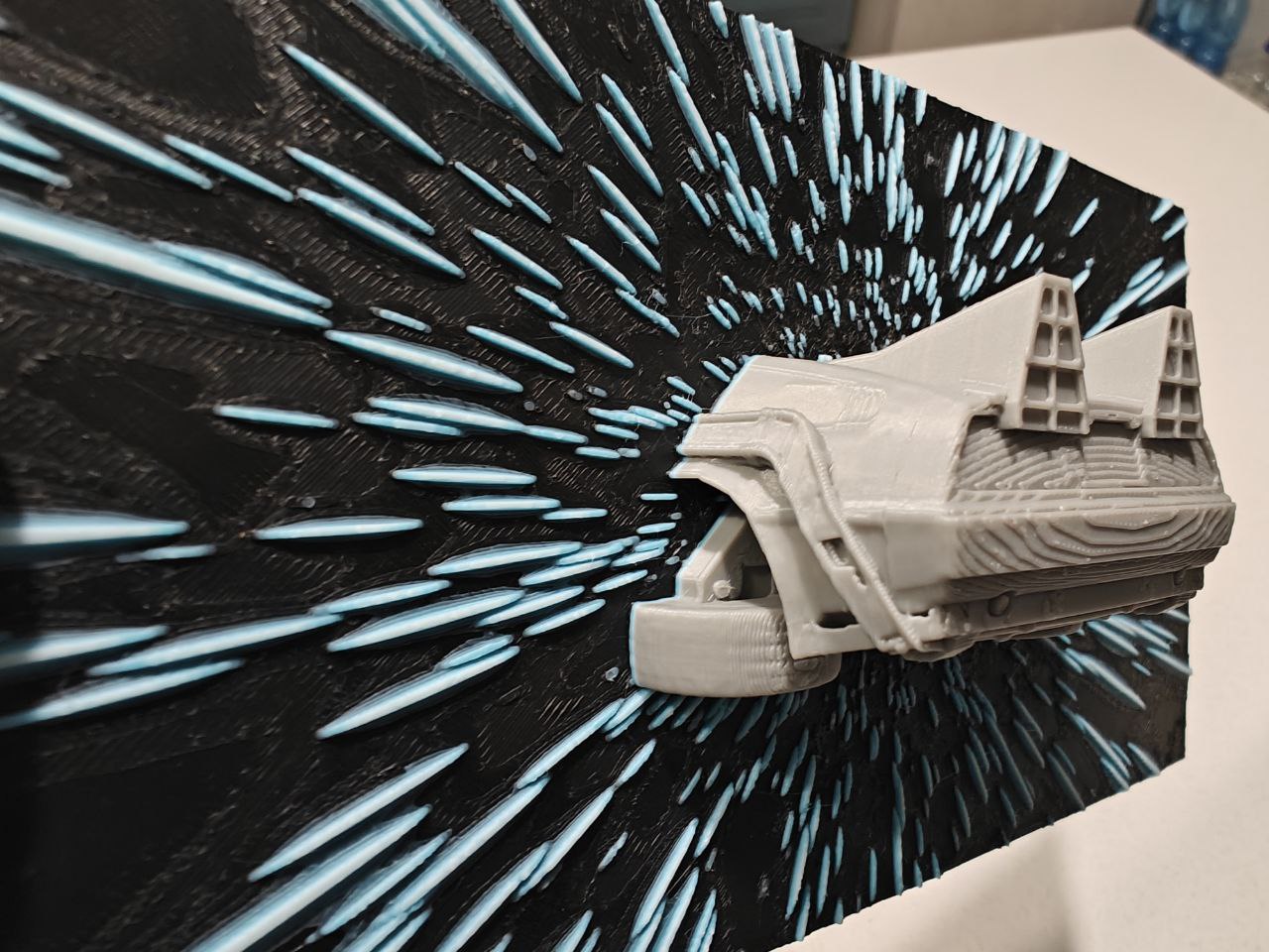 Hueforge Hybrid Print - Travel in Time - Back to the Future - Ritorno al futuro