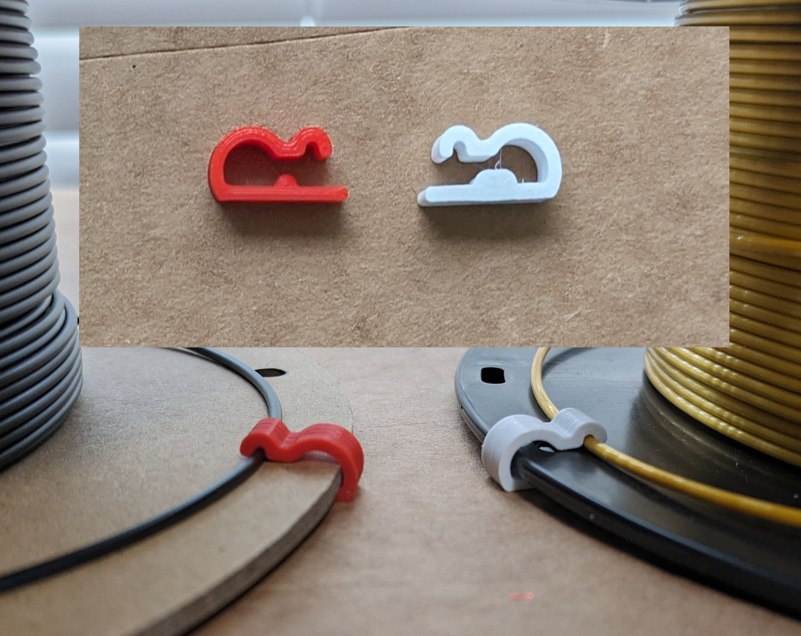 More Mini Filament Clips 3D model thumbnail