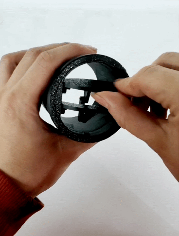 Remixed Jeep vents for easier printability and rotation