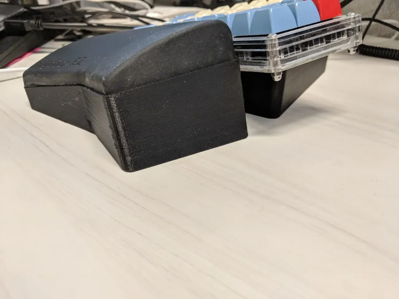 Ergodox EZ Wrist rest risers by JellyTitan | Download free STL