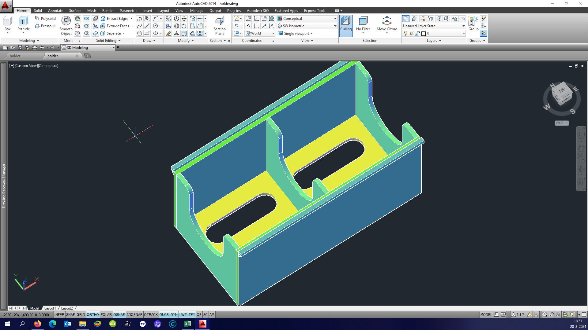 Miniatura 5 do modelo 3D tea bag holder stackable