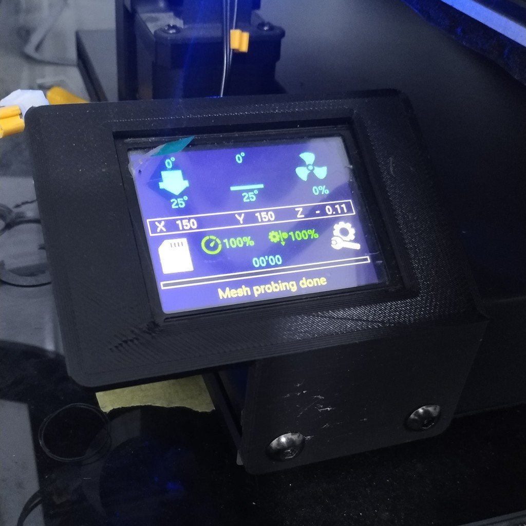 KP5L Marlin horizontal LCD Mount (Centered Margins)