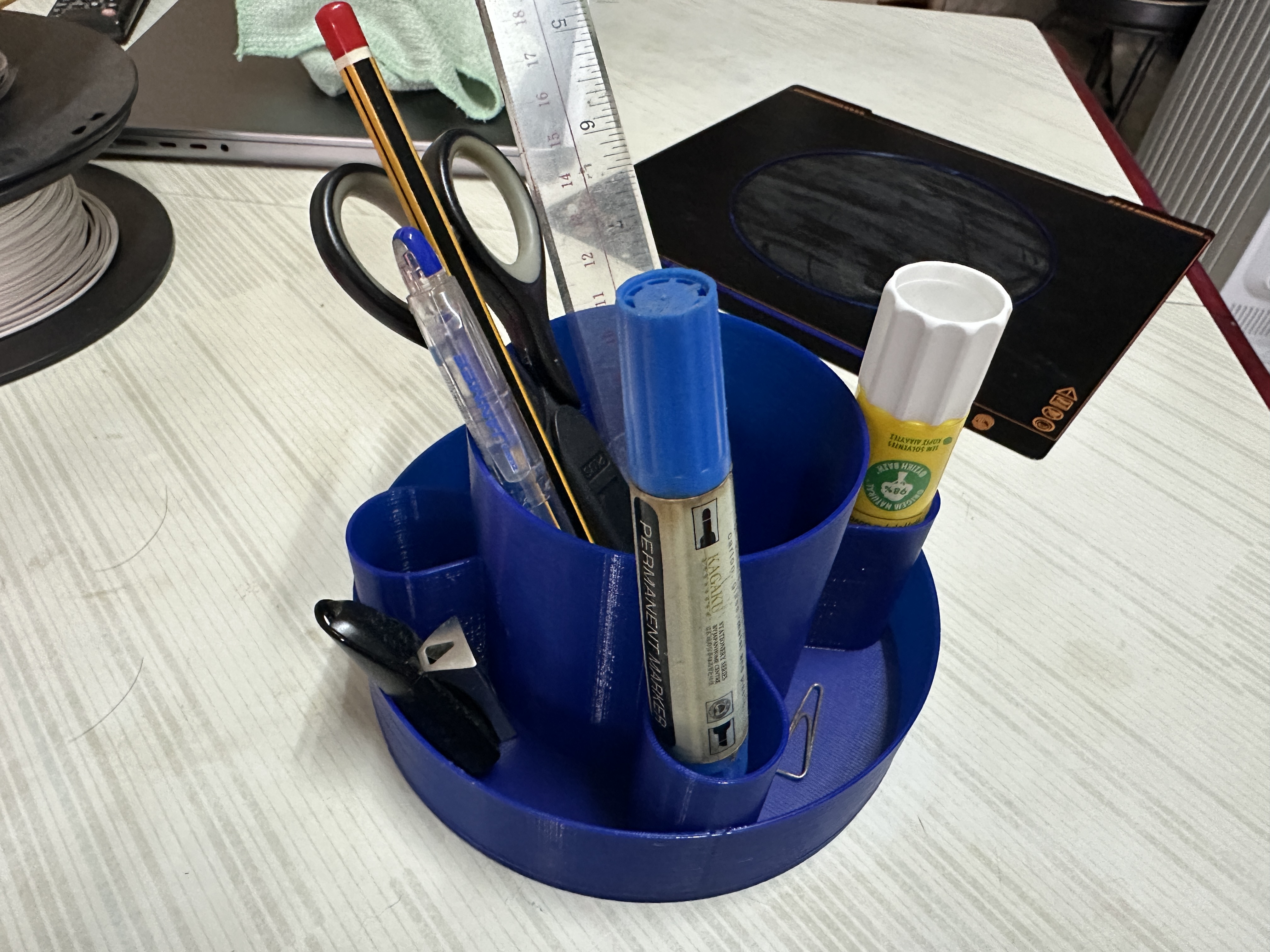 Pen & Stationary Organizer (Electron orbital motif)
