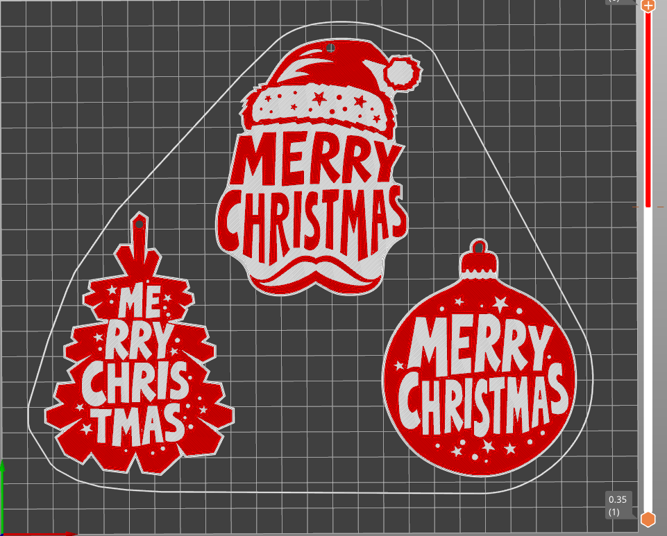 Merry christmas decorations