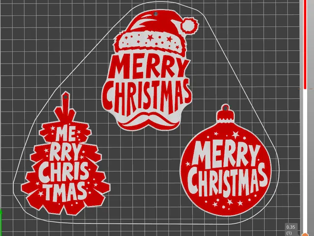 Merry christmas decorations