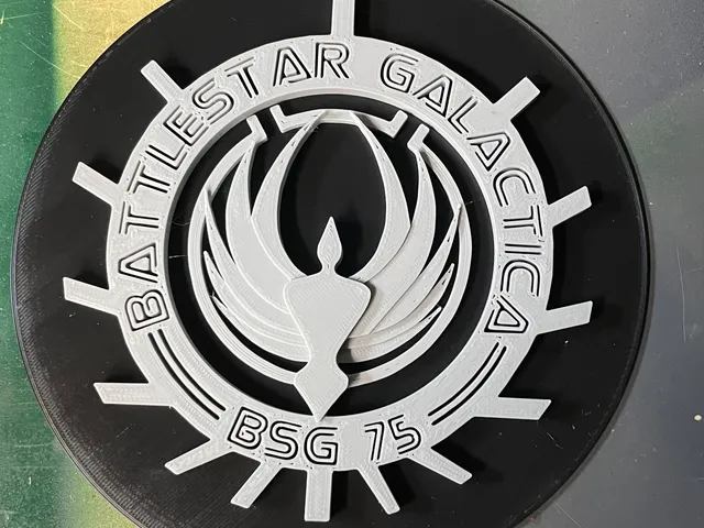 Battlestar Galactica Logo 8" (200mm) Wall Decoration