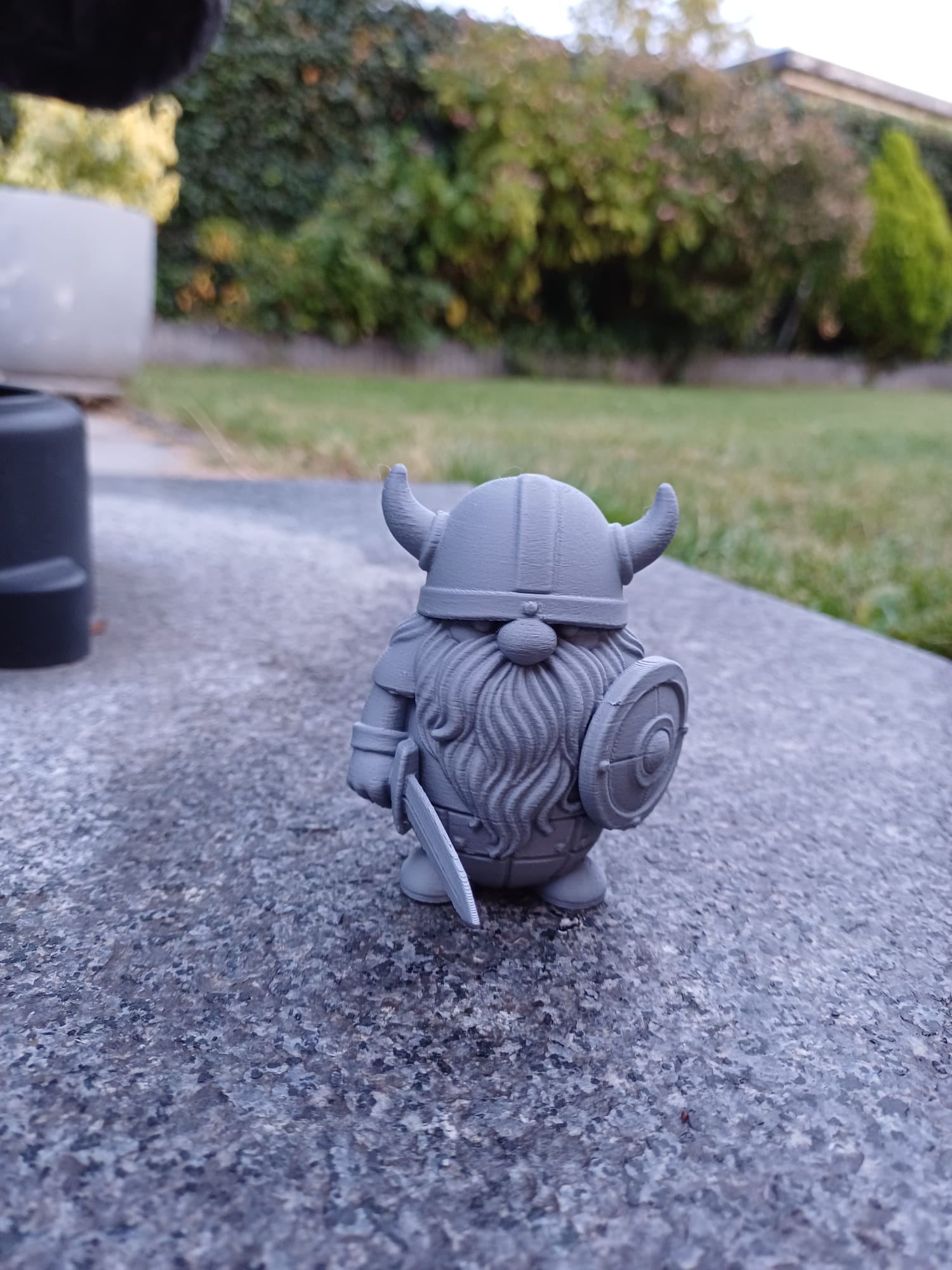 Miniatura 5 do modelo 3D Tiny Viking Guardian Gnome