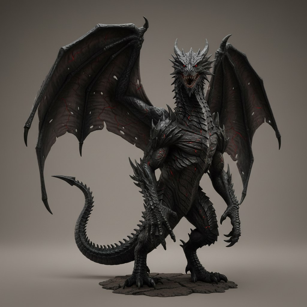 Dragon - dark fantasy