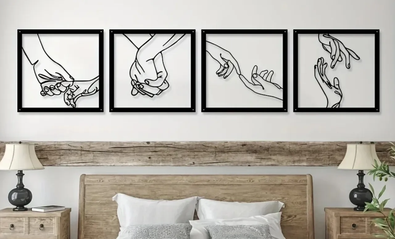 Wall art hands set by el_caspien | Download free STL model | Printables.com