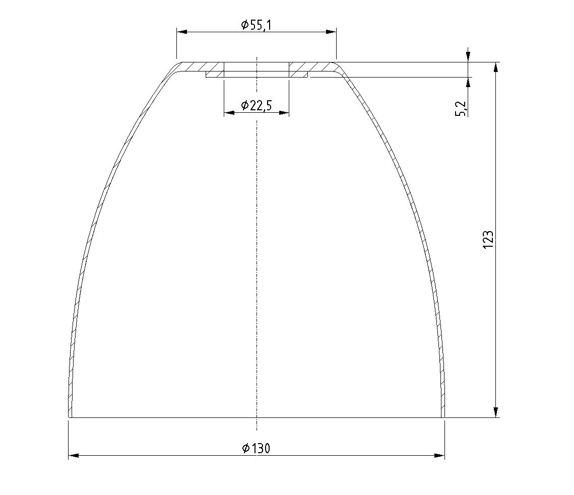 Shade for a LED lamp by H3dSprint | Download free STL model ...