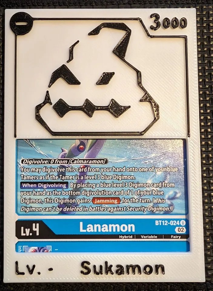 Digimon TCG Sukamon token by Cryptic4 | Download free STL model |  Printables.com