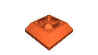 40mm to 25mm fan adapter