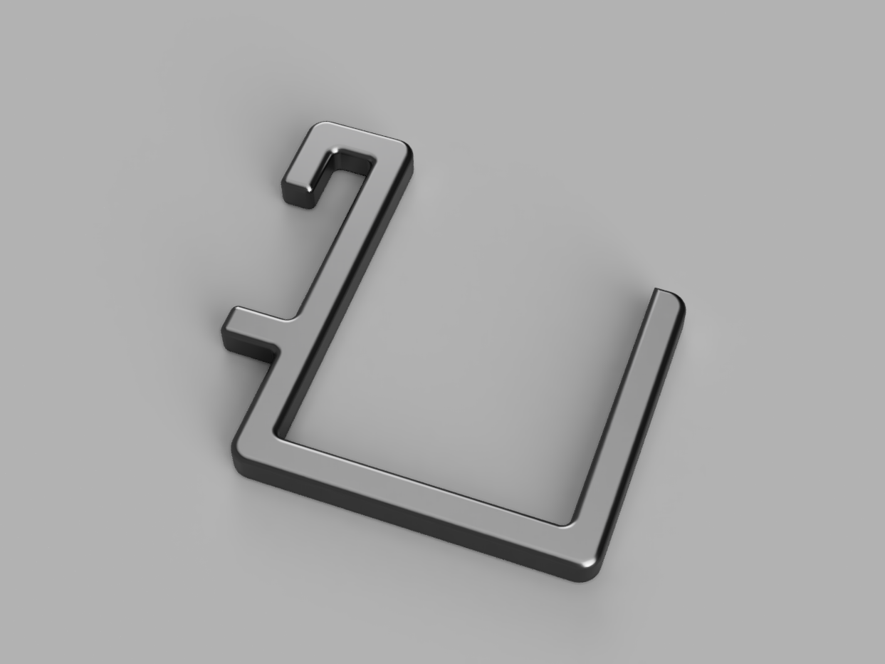 IKEA SKADIS - Parametric Hook (incl. Fusion360 file)