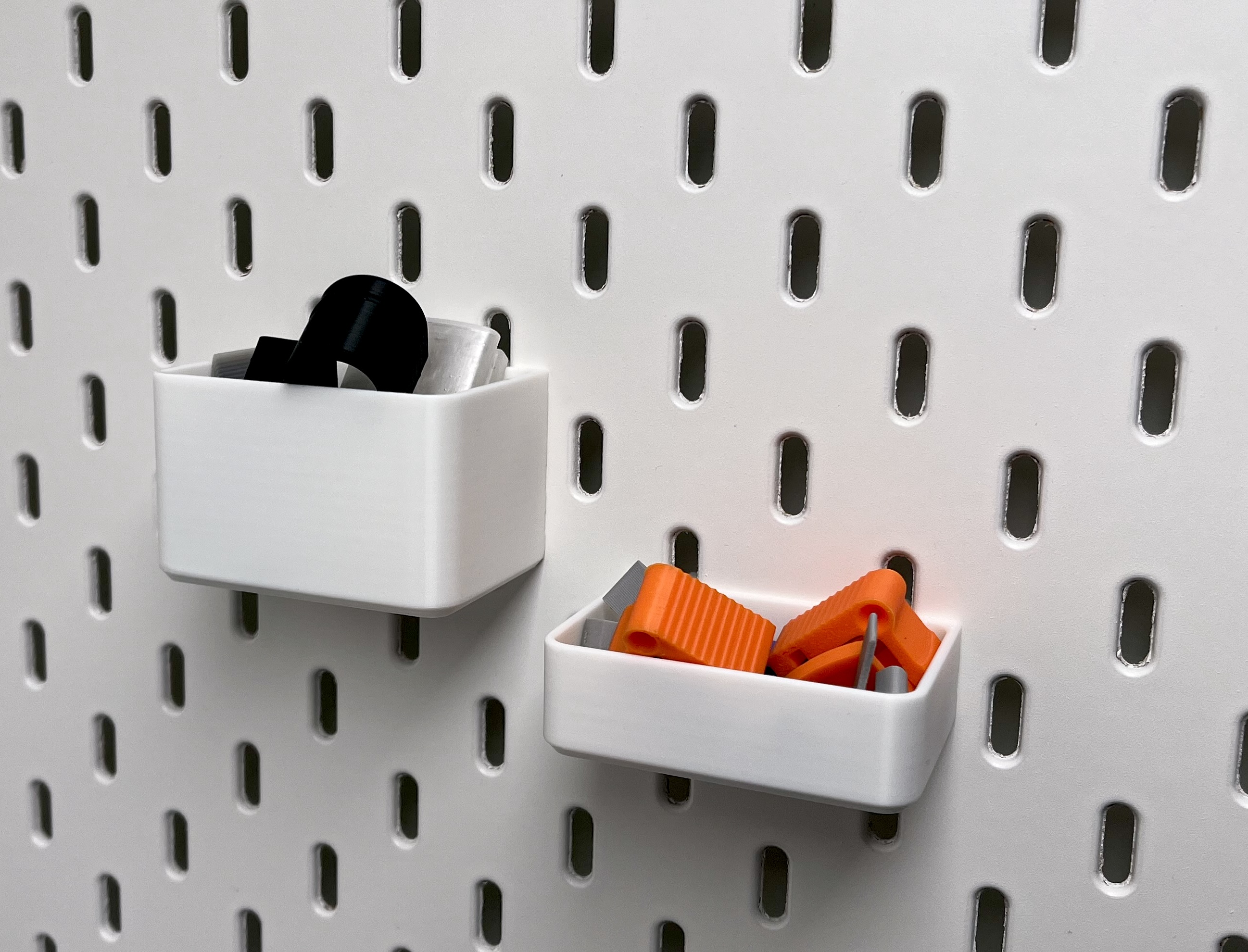 Small bins for Ikea Skadis by Lauri | Download free STL model ...