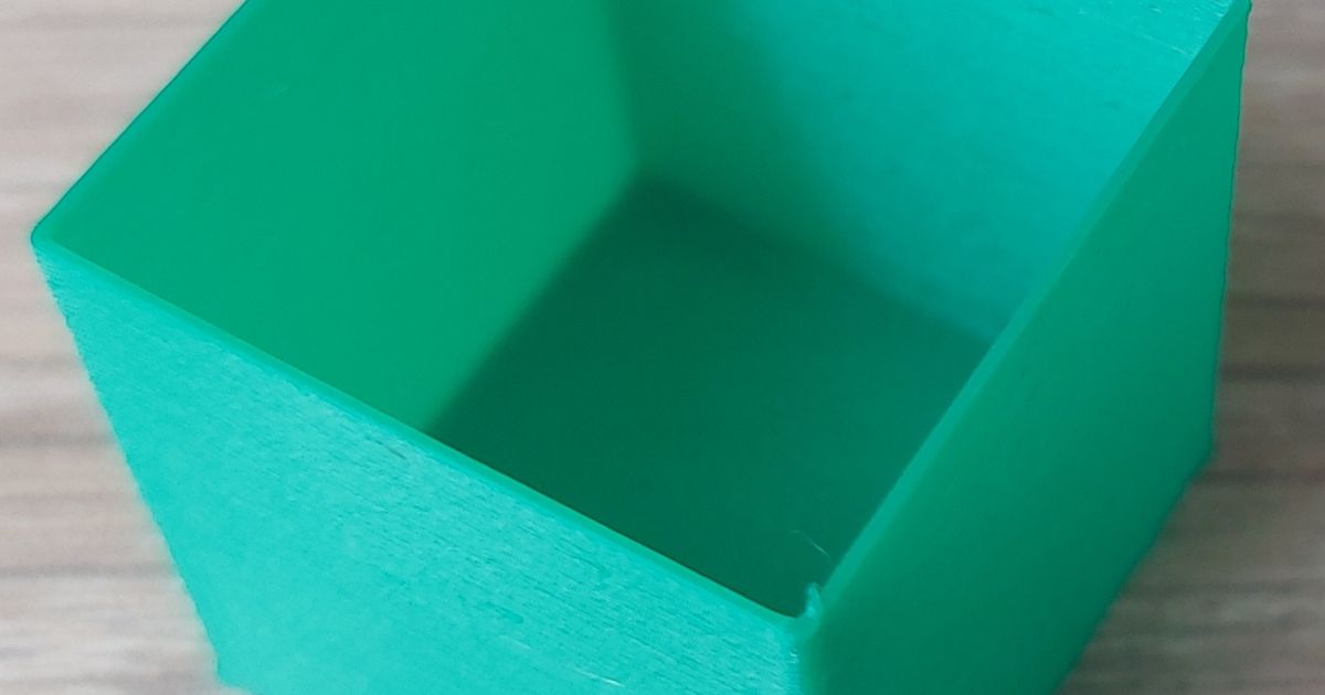 Over under extrude cube by robert koen download free stl model