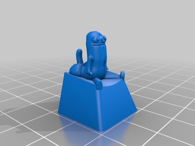 Dickbutt Keycap - Razor Size by Lucipher | Download free STL model ...