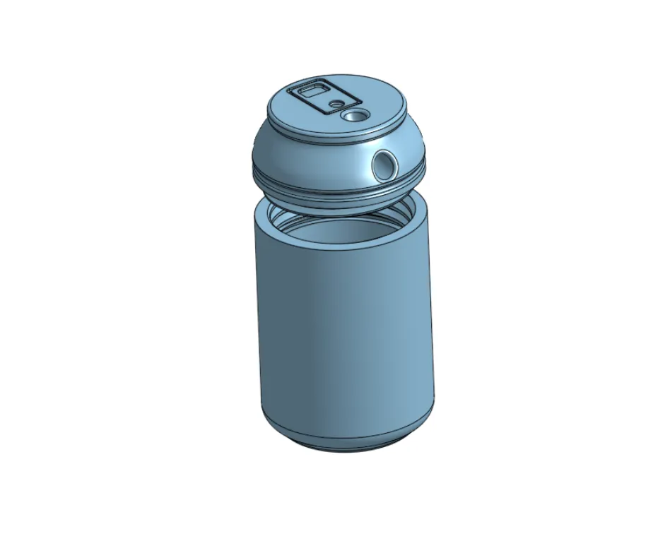 Soda can pillbox by PeeZee | Download free STL model | Printables.com